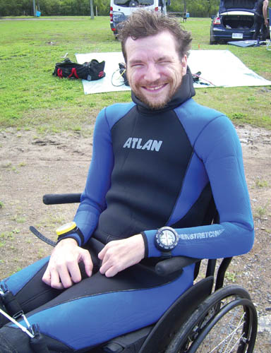 Mitch Brogan, HSA certified advanced diver. Photo: Courtesy HSA