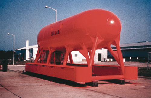 SeaLab I 1964 Photo: Sierra Cardenas, OAR/National Undersea Research Program, U.S. Navy