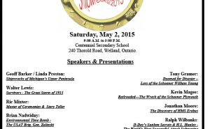 Annual Shipwrecks Symposium May 2, Ontario sw2015 poster_working